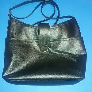 Used Faux leather crossbody purse